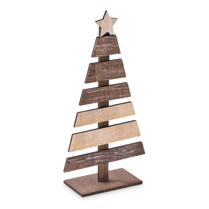 Décoration Sapin de Noël en Bois à graver avec prénom