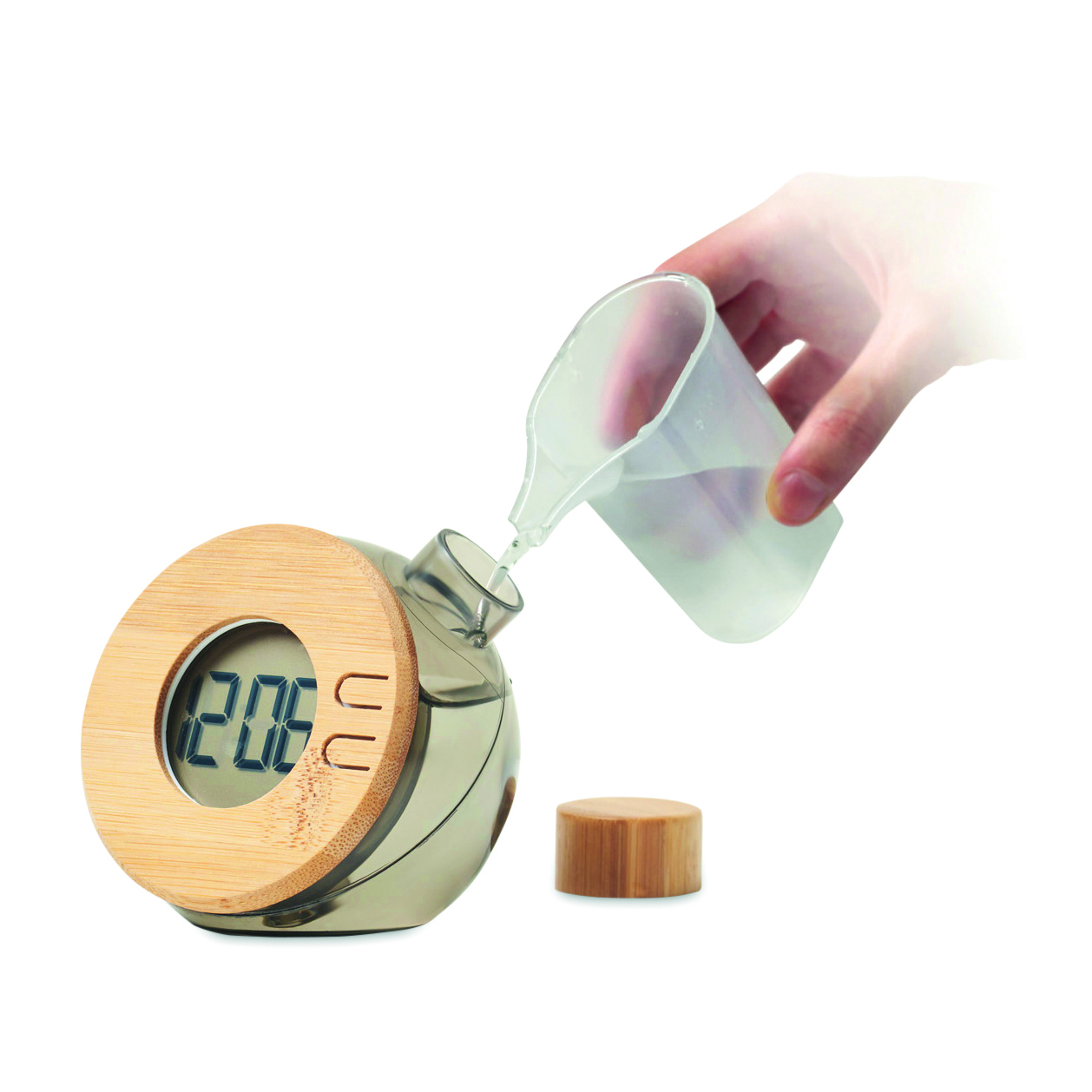 Bambou Horloge à eau à graver avec prénom