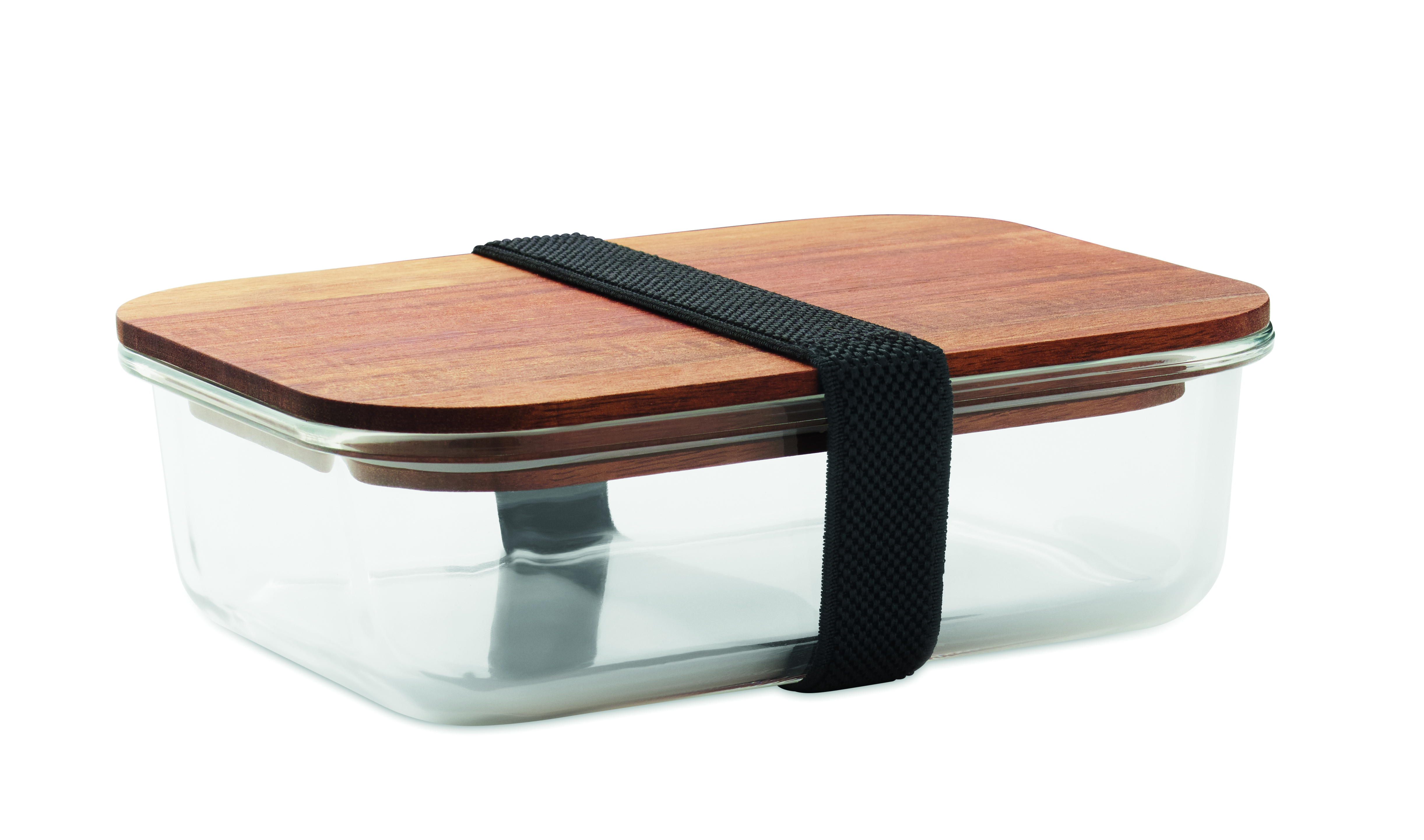 Glazen Lunchbox met Acaciahouten Deksel