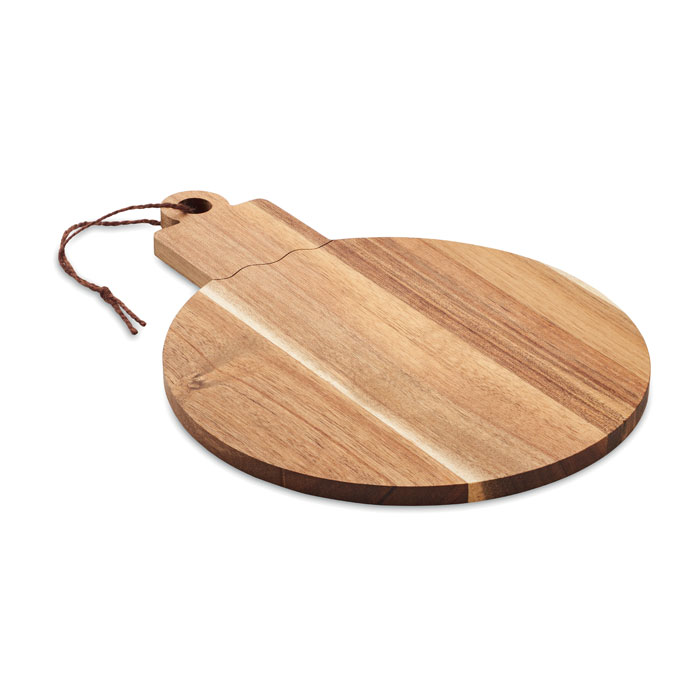 Planche à Découper Boule de Noël en Bois d'Acacia à graver avec prénom