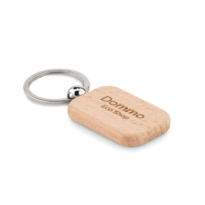Porte-Clé en Bois Massif – Cadeau Gravable