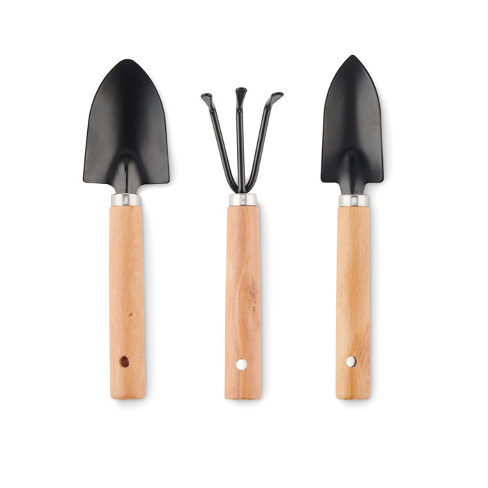 Grass Set d'outils de jardin Set de 3 pièces à graver avec prénom