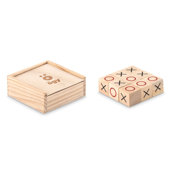 Tic Tac Toe en Bois à graver avec prénom