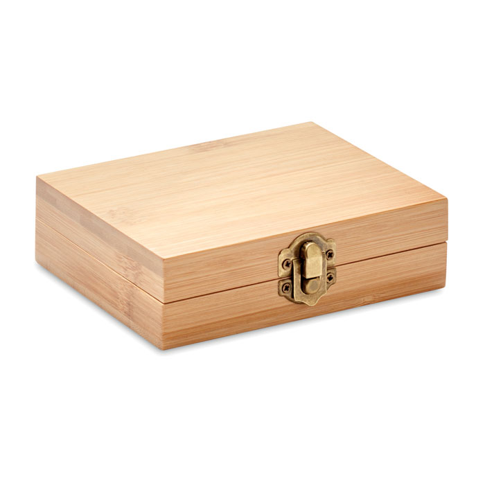 Whisky Stones Giftbox met Bamboe Doosje (9 stuks)