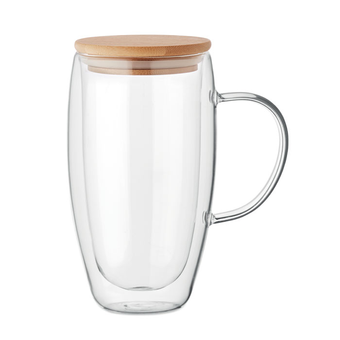 Dubbelwandige Glazen Mok 450ml