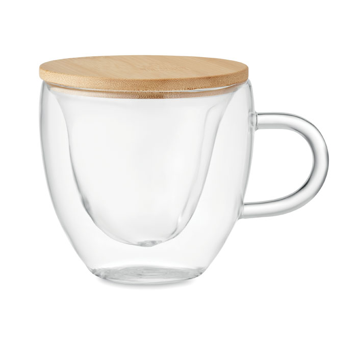 Dubbelwandige Borosilicaat Hartmok