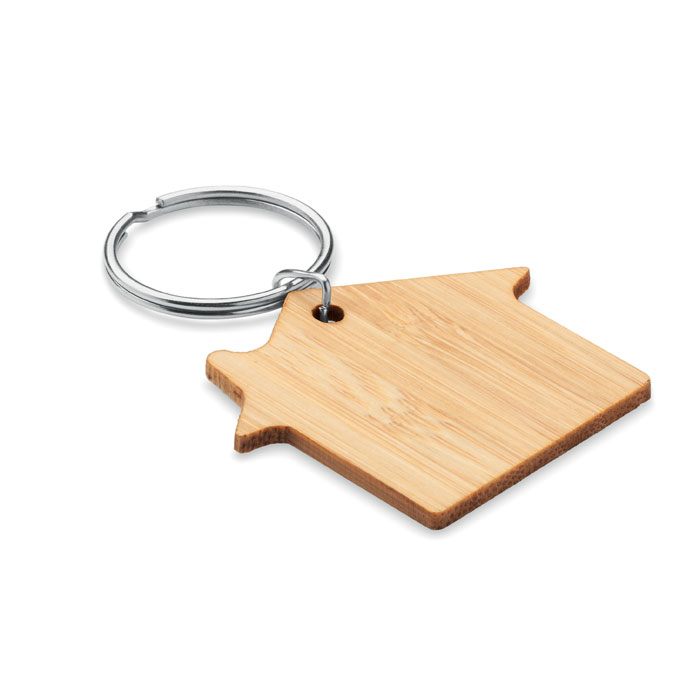 Bamboe Sleutelhanger Huisvorm