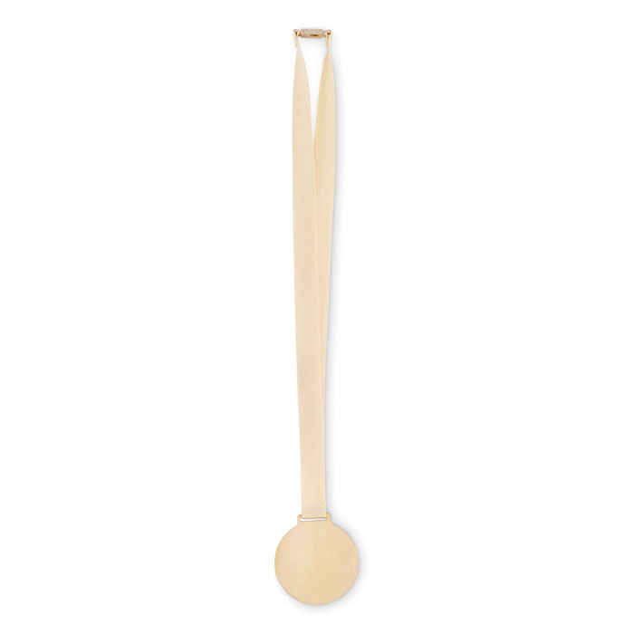 Houten Medaille met Katoenen Lint graveren met naam