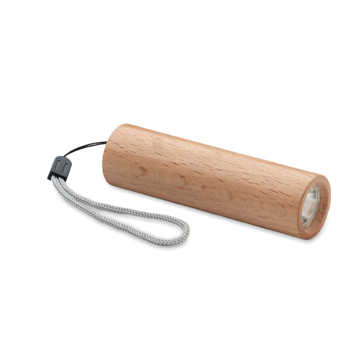 Lampe Torche en Bois de Hêtre à graver avec prénom