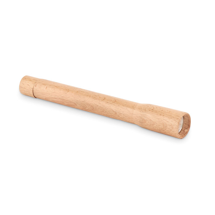 Holz COB Taschenlampe mit Namensgravur