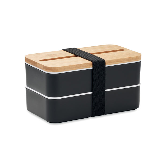 PP lunchbox met bamboe deksel