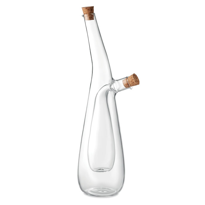 Olie- en azijnset van glas